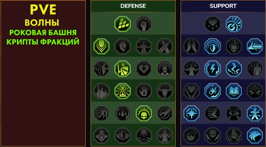 Таланты героя, вариант 2