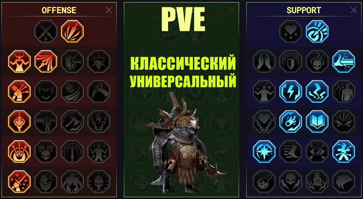 Таланты героя, вариант 2